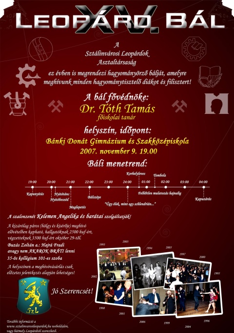 XV. Leopárd Bál plakát - nagy