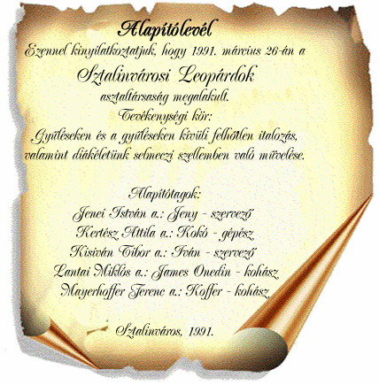 alapitolevel